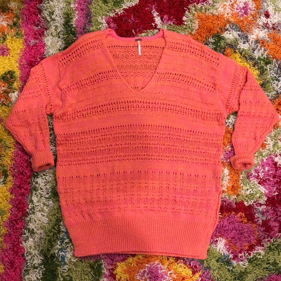 Free People Hot Tropics chunky knit sweater, M - Picture 4 of 9